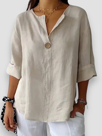 SOFIA | CASUAL V-HALS BLOUSE