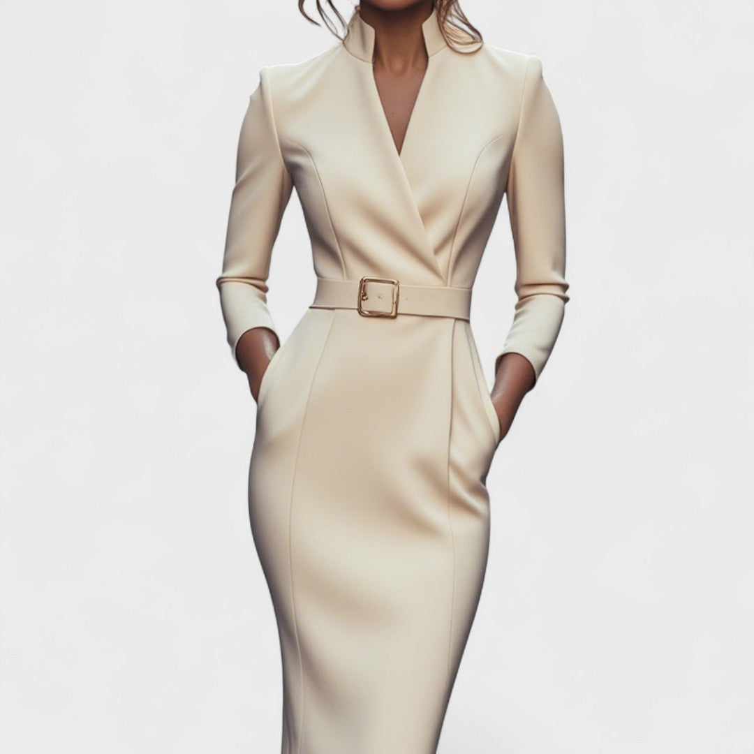 ALVA | Elegante zwarte jurk