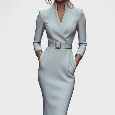 ALVA | Elegante zwarte jurk