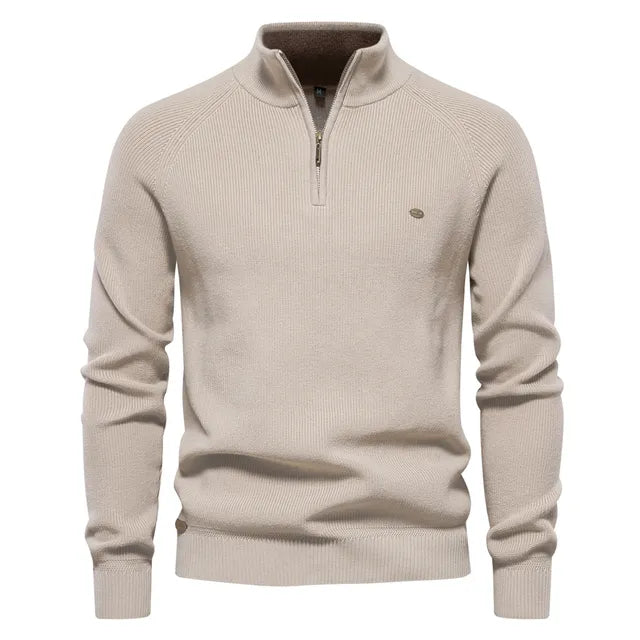 Jorden | Gebreide Zip-Up Trui