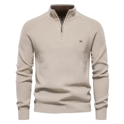 Jorden | Gebreide Zip-Up Trui