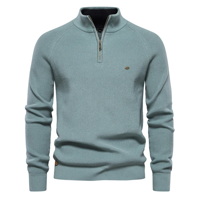 Jorden | Gebreide Zip-Up Trui