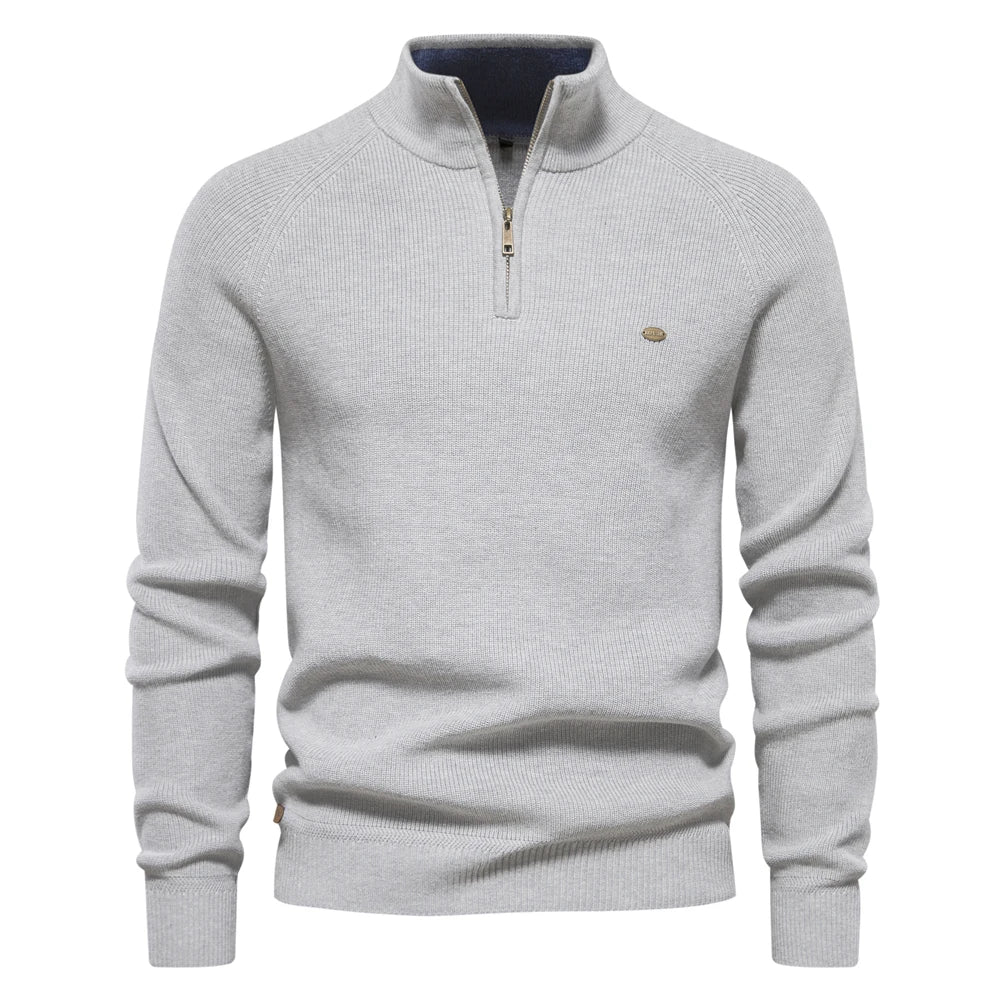 Jorden | Gebreide Zip-Up Trui