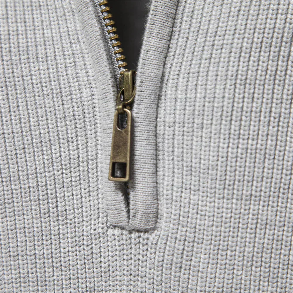 Jorden | Gebreide Zip-Up Trui
