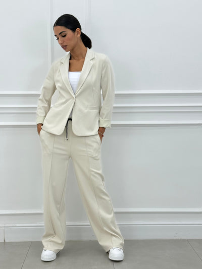 Sofia – Tweedelig pak met blazer en lange broek