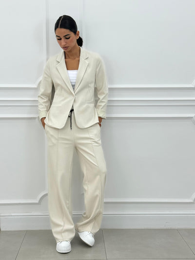 Sofia – Tweedelig pak met blazer en lange broek