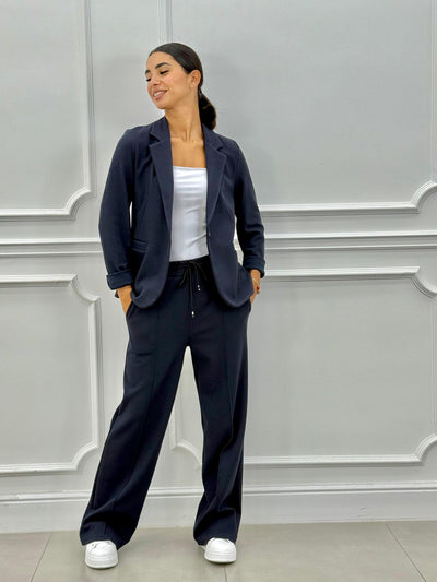 Sofia – Tweedelig pak met blazer en lange broek