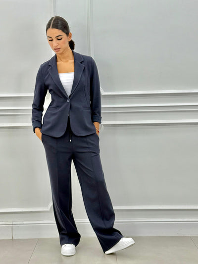 Sofia – Tweedelig pak met blazer en lange broek