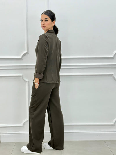 Sofia – Tweedelig pak met blazer en lange broek