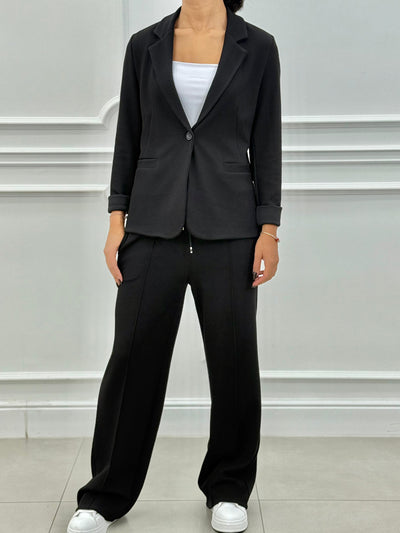 Sofia – Tweedelig pak met blazer en lange broek