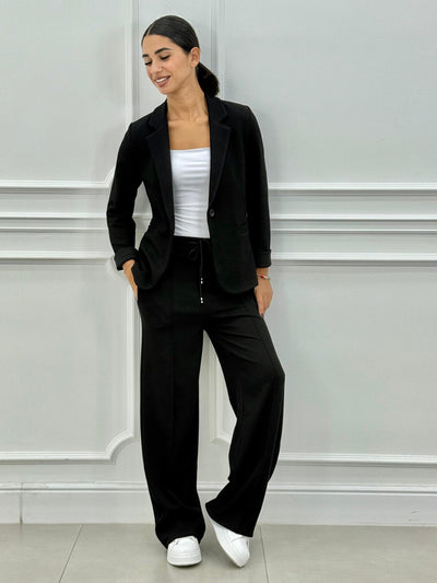 Sofia – Tweedelig pak met blazer en lange broek