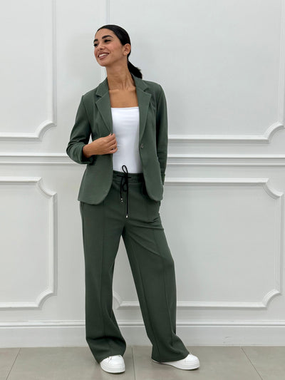 Sofia – Tweedelig pak met blazer en lange broek