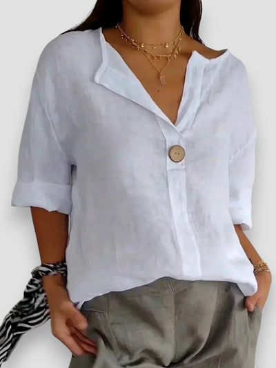 SOFIA | CASUAL V-HALS BLOUSE